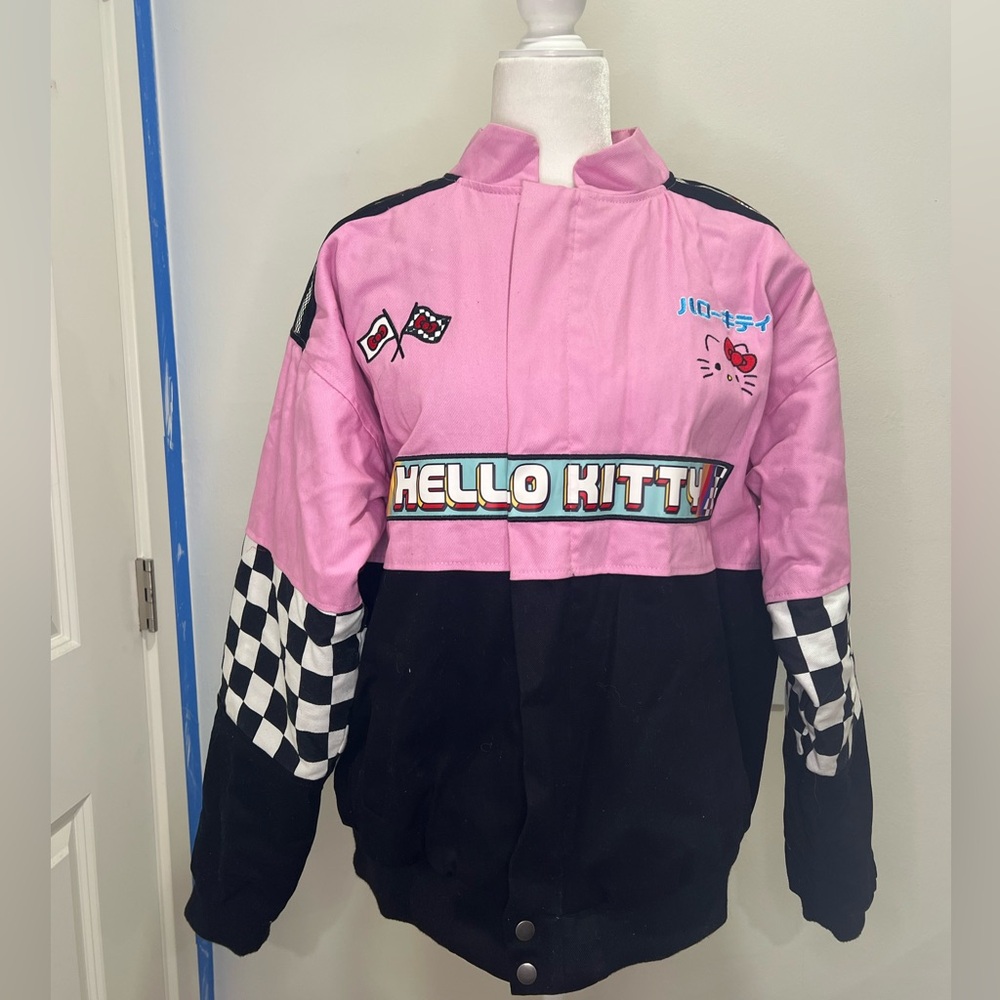 *SOLD* box lunch hello kitty racer jacket